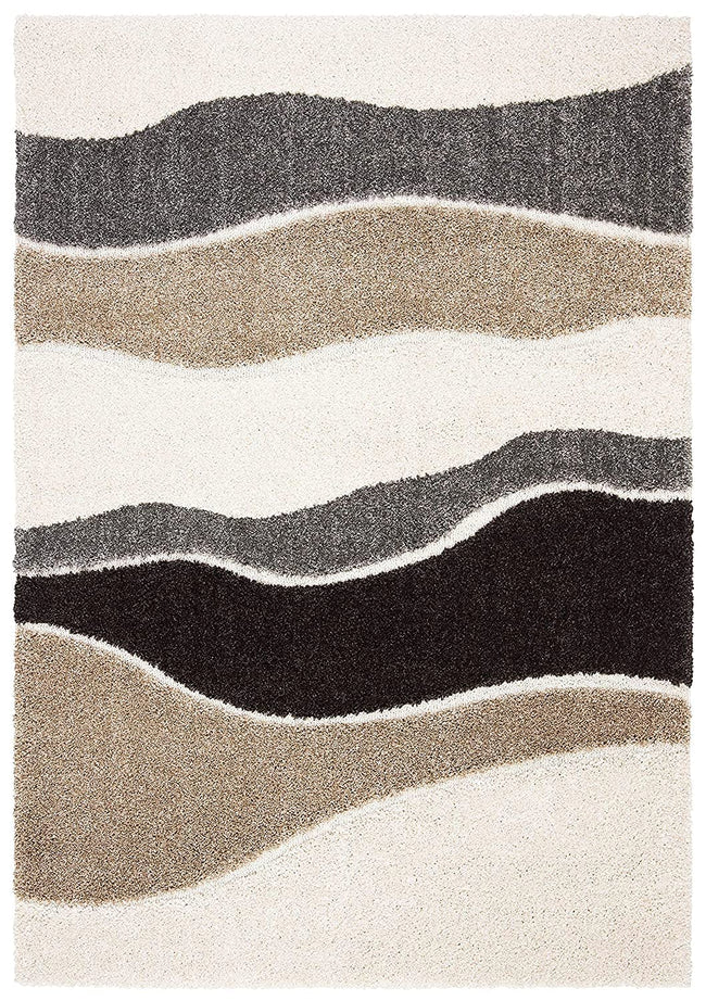 Carpet for Living, Beige ivory 2-inch Thick Carpet, Home Decor Shaggy Carpet