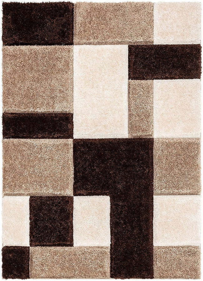 Carpet for Living, Brown L box 2-inch Thick Carpet, Home Decor Shaggy Carpet