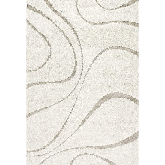 Carpet for Living, Beige wave 2-inch Thick Carpet, Home Decor Shaggy Carpet
