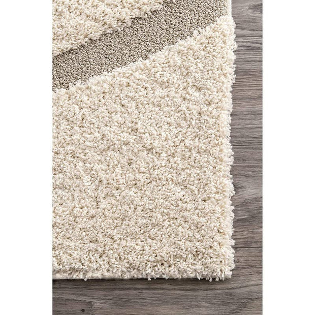 Carpet for Living, Beige wave 2-inch Thick Carpet, Home Decor Shaggy Carpet