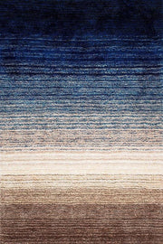 Carpet for Living, Blue mixture 2-inch Thick Carpet, Home Decor Shaggy Carpet