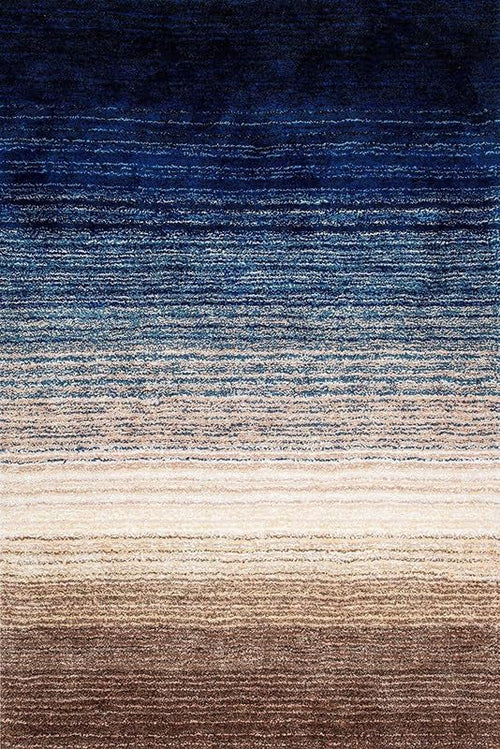 Carpet for Living, Blue mixture 2-inch Thick Carpet, Home Decor Shaggy Carpet