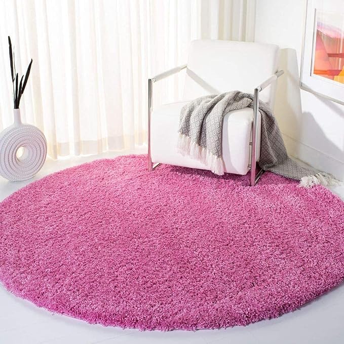 Shaggy Carpet Round Shape