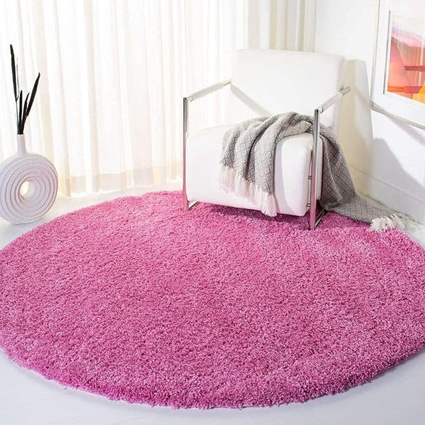 Carpet for Living, Pink 2-inch Thick Carpet, Home Decor Shaggy Carpet