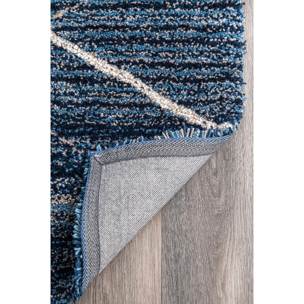 Carpet for Living, Teal Blue ivory mixture 2-inch Thick Carpet, Home Decor Shaggy Carpet