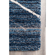 Carpet for Living, Teal Blue ivory mixture 2-inch Thick Carpet, Home Decor Shaggy Carpet