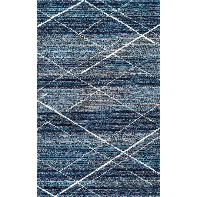Carpet for Living, Teal Blue ivory mixture 2-inch Thick Carpet, Home Decor Shaggy Carpet