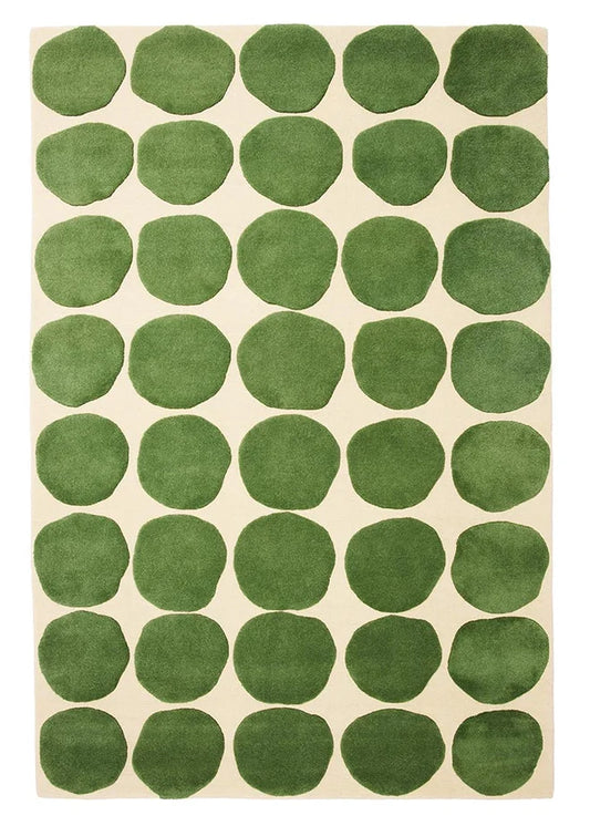 Forest Dot Elegance – Contemporary Hand-Tufted Carpet
