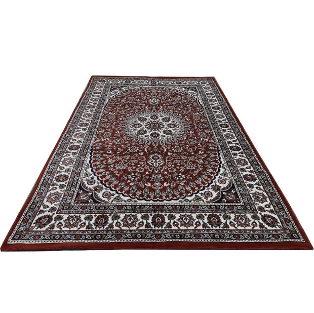 Kashmiri Silk Traditional Design Rectangular Carpet for Your Living Room and Bedroom and for Hall