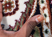 Kashmiri Silk Traditional Design Rectangular Carpet for Your Living Room and Bedroom and for Hall