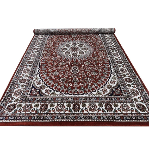Kashmiri Silk Traditional Design Rectangular Carpet for Your Living Room and Bedroom and for Hall