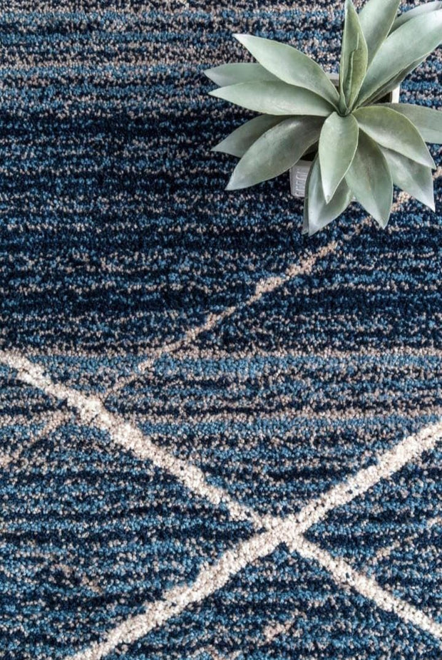 Carpet for Living, Teal Blue ivory mixture 2-inch Thick Carpet, Home Decor Shaggy Carpet