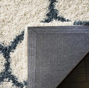 Carpet for Living, Ivory blue 2-inch Thick Carpet, Home Decor Shaggy Carpet