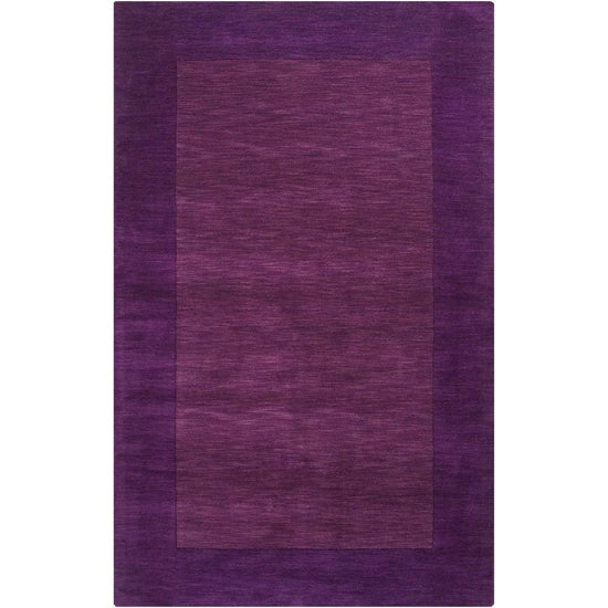 Solid Purple Hand Tufted Wool Carpet for Living Room & Bedroom Decor