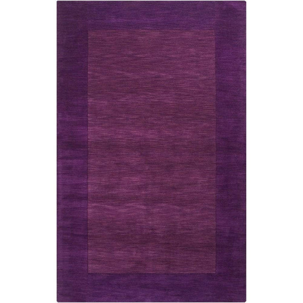 Solid Purple Hand Tufted Wool Carpet for Living Room & Bedroom Decor