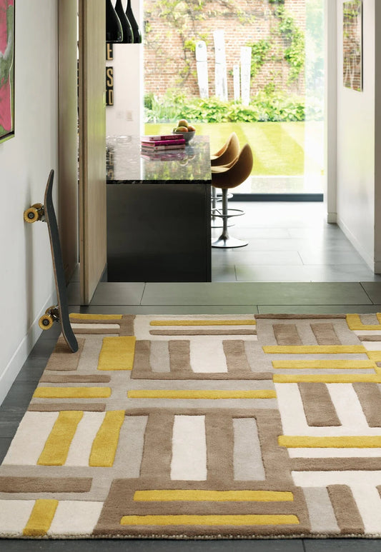 Metropolitan Lines – Modern Art Inspired Area Rug